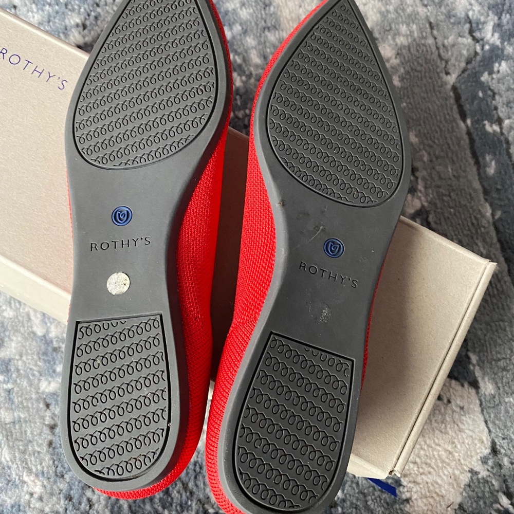 Rothys Flame Original Point 8.5 Euc View 5